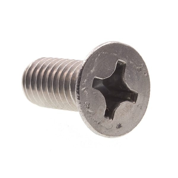 Prime-Line Machine Screw, Metric, Flat Head, Phillip Drive M6-1.0 X 14MM A2-70 Stainless Steel 10PK 9121519 - main